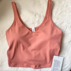 NWT Lululemon Align Tank In Rustic Coral size 6